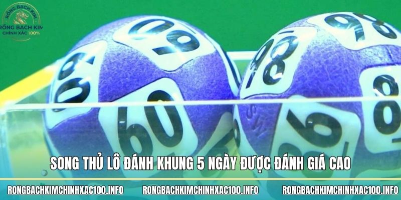 Song thủ lô đánh khung 5 ngày được đánh giá cao Song thủ lô đánh khung 5 ngày được đánh giá cao