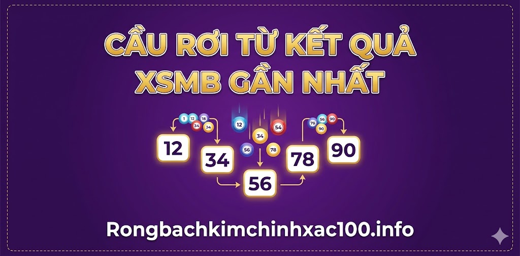 Cầu rơi từ kết quả XSMB gần nhất