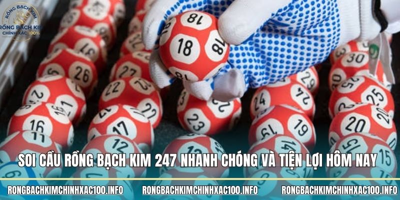 Soi cầu Rồng bạch kim 247 nhanh chóng và tiện lợi hôm nay 