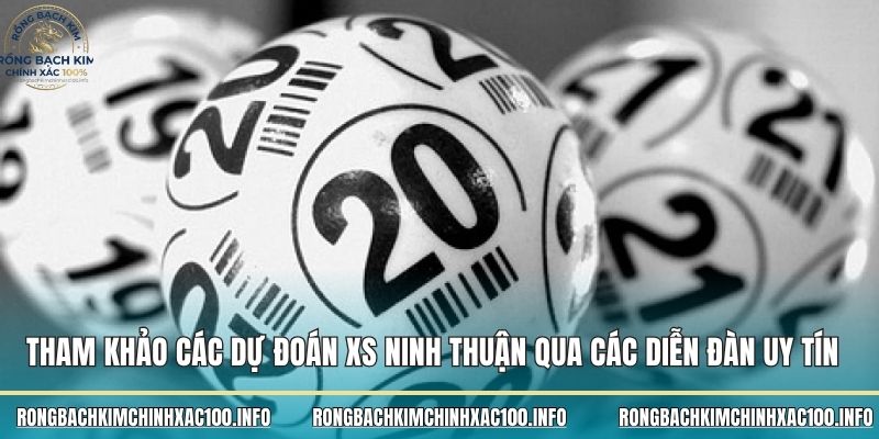 Tham khảo các dự đoán XS Ninh Thuận qua các diễn đàn uy tín 